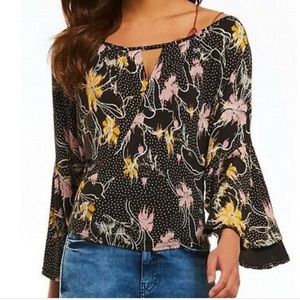 Free People Last Time Print Top